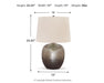 Magalie - Metal Table Lamp  - Antique Silver Finish Signature Design by Ashley®