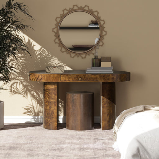 Jesse - Single Drawer Oval Computer Desk Jennifer Taylor Home