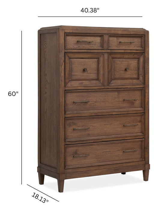 Groveland Park - Drawer Chest - Antique Coffee Magnussen Furniture