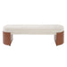 Upholstered Indoor Dining Bench Noble House