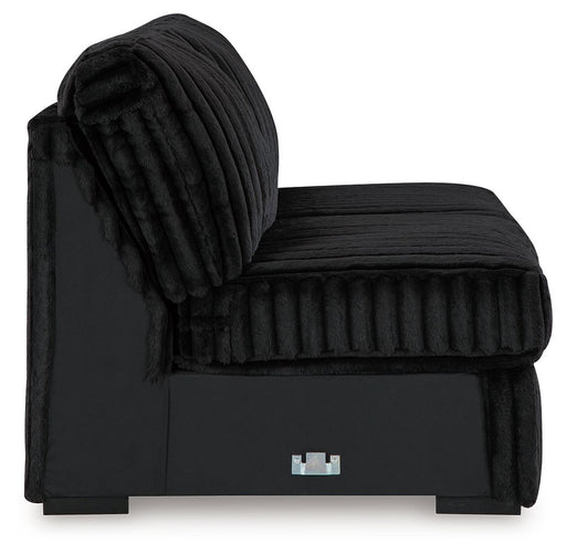 Midnight-Madness - Armless Loveseat - Onyx Signature Design by Ashley®