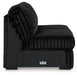 Midnight-Madness - Armless Loveseat - Onyx Signature Design by Ashley®