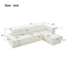 L-Shaped Modular Sofa With Double Layer Cushion Noble House