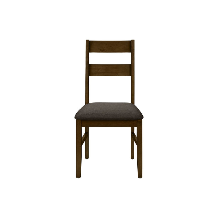 Dining Chair, Upholstered, Side, Dining Room, Transitional (Set of 2) - Brown 8th Street