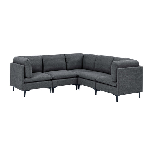 Upholstered Modular Sectional With Tall Legs Home Essentials