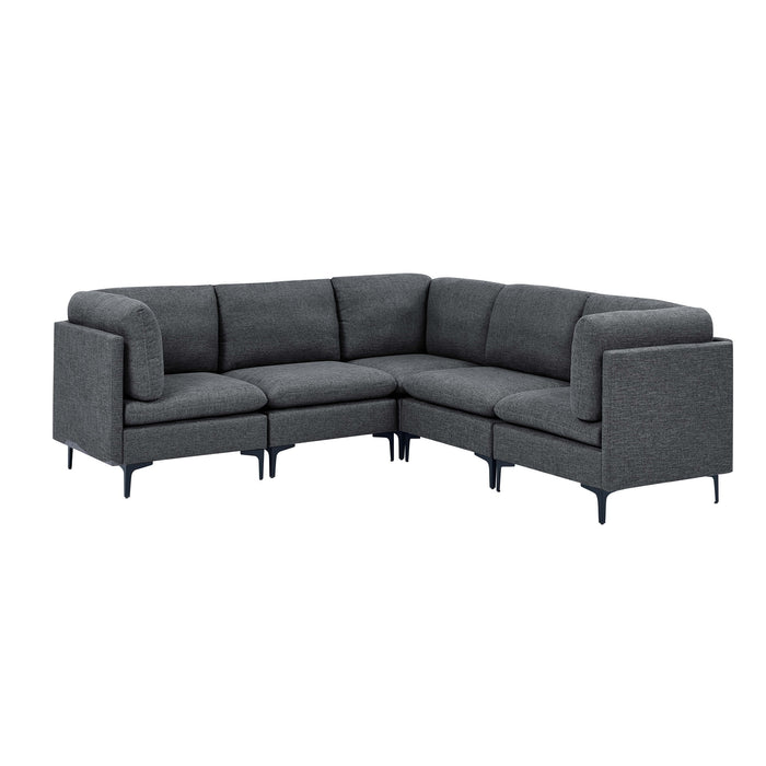 Upholstered Modular Sectional With Tall Legs Home Essentials