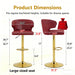 Adjustable Swivel Bar Chair With High Back Support Home Essentials