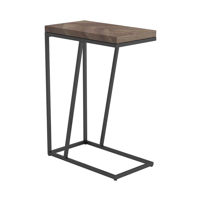 Herringbone Accent Table Furniture Max