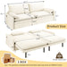 4 Seat Convertible Sleeper Sofa Bed, Modern With Storage Home Essentials