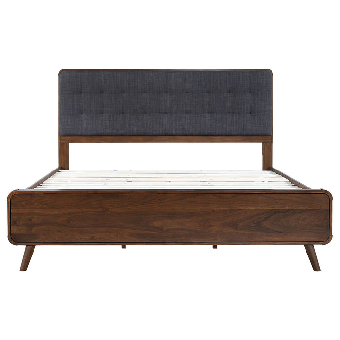 Carson Carrington - Platform Bed With Tufted Upholstery Furniture Max