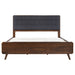Carson Carrington - Platform Bed With Tufted Upholstery Furniture Max
