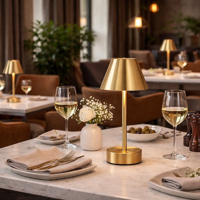 Elegance Rechargeable LED Table Lamp LED Touch Switch Ashcroft Furniture