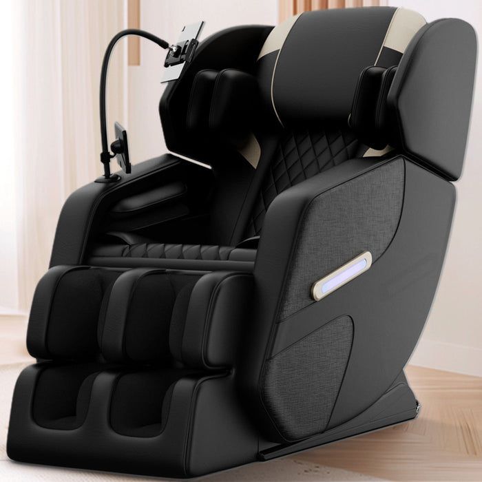 Massage Chair Recliner With Zero Gravity, Full Body Air Pressure - Black Home Essentials