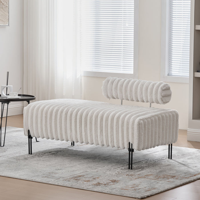 Mini Loveseat With Adjustable Backrest Home Essentials