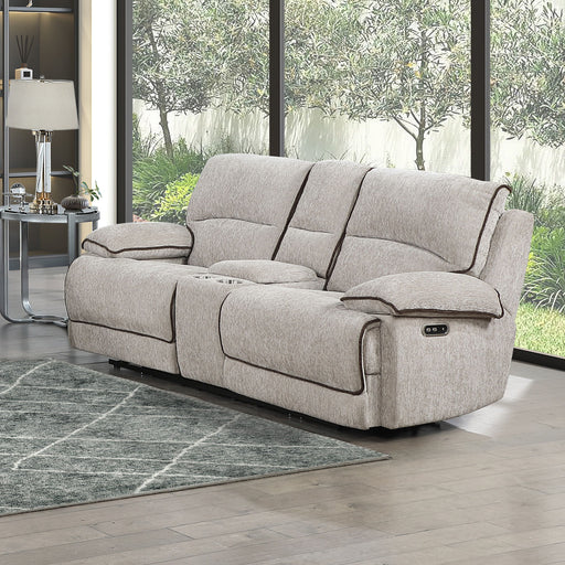 Camden - Dual Reclining Console Loveseat New Classic