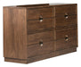 Selena - Double Drawer Dresser - Brown Magnussen Furniture