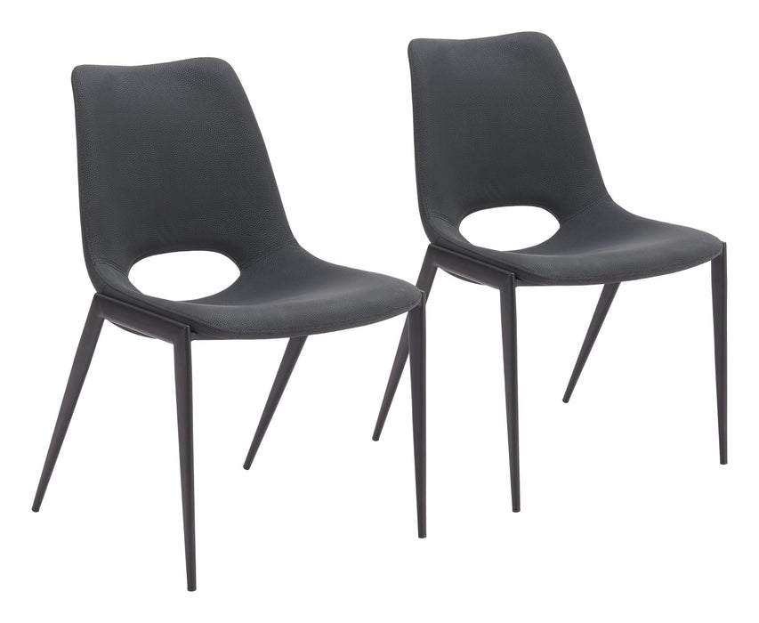 Desi - Armless Dining Chair (Set of 2) Zuo Modern