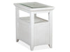 Heron Cove - Chairside End Table - Chalk White Magnussen Furniture