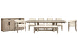 Braelyn - Extendable Trestle Dining Table Set Magnussen Furniture