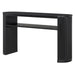 Console Table With Fluted Legs, Open Shelf Hearth and Haven