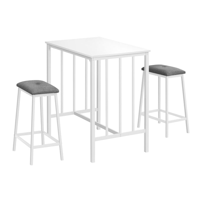 3 Pieces Dining Set, Counter Height, Rectangular, Small, Contemporary & Modern 8th Street