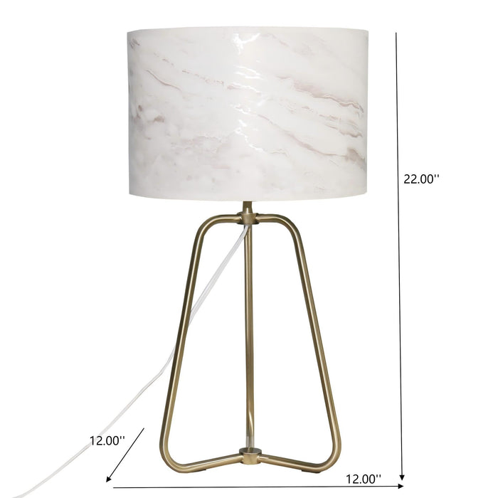 Optima - Desk Lamp - White Ashcroft Furniture