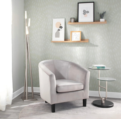 Icicle - Contemporary Floor Lamp - Nickel Lumi Source