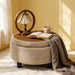 Storage Round Footstool Table Ottoman Home Essentials