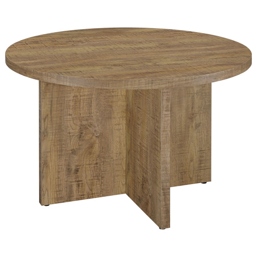 Larrabee - Round Dining Table - Mango Color Furniture Max