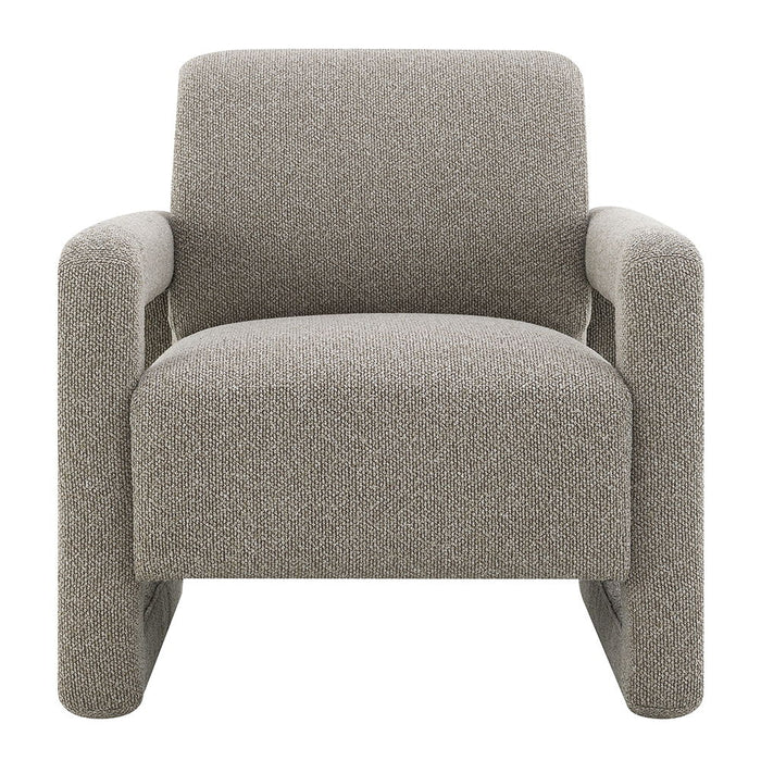 Glenda - Accent Chair - Gray Chenille
