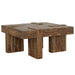Kuboloa - Square Coffee Table - Natural Furniture Max