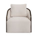 Lenora - Accent Chair With Swivel - Beige Acme