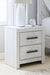 Cayboni - Two Drawer Night Stand - Whitewash Signature Design by Ashley®