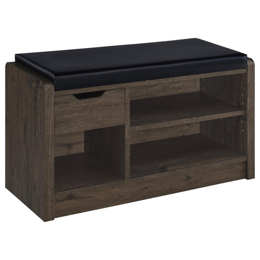Astor - Open Shelf Storage Bench Furniture Max