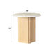 Qwin - Table With Marble Top ACME