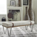 Karis - Upholstered Accent Bench - Beige Furniture Max