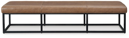 Joston - Accent Bench - Caramel Signature Design by Ashley®