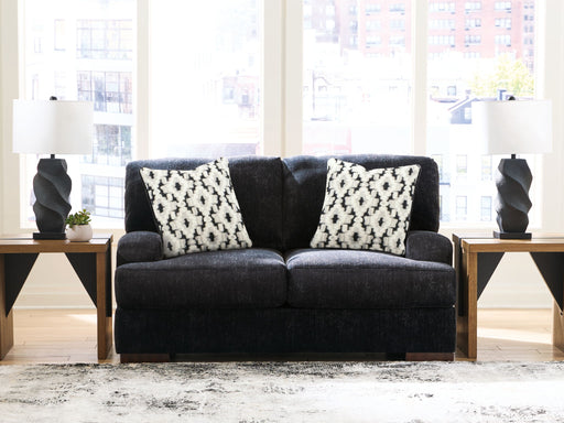 Whitmore Manor - Loveseat - Black Pearl Benchcraft®