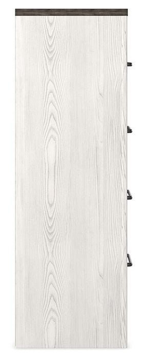 Gerridan - Four Drawer Chest - White / Gray Signature Design by Ashley®