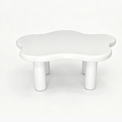 Cloud Shaped Coffee Table With 4 Round Legs Home Essentials