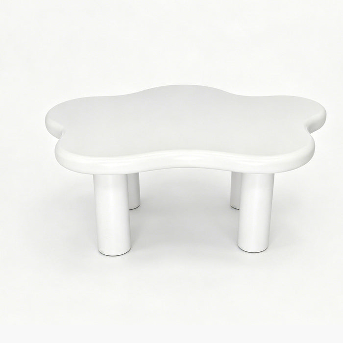 Cloud Shaped Coffee Table With 4 Round Legs Home Essentials