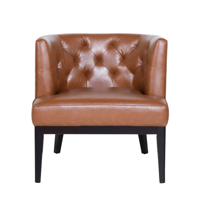 Nh-Comfortcove - Accent Chair - Light Brown - Fabric
