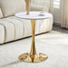 Round Dining Table With Thickened Top For Kitchen Home Essentials