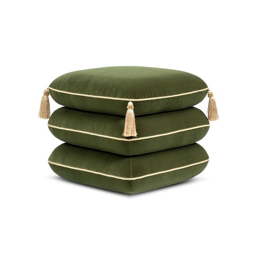 Monarch - Squared Upholstered Ottoman Jennifer Taylor Home