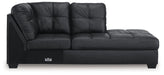Barlin Mills - Raf Corner Chaise - Carbon Benchcraft®