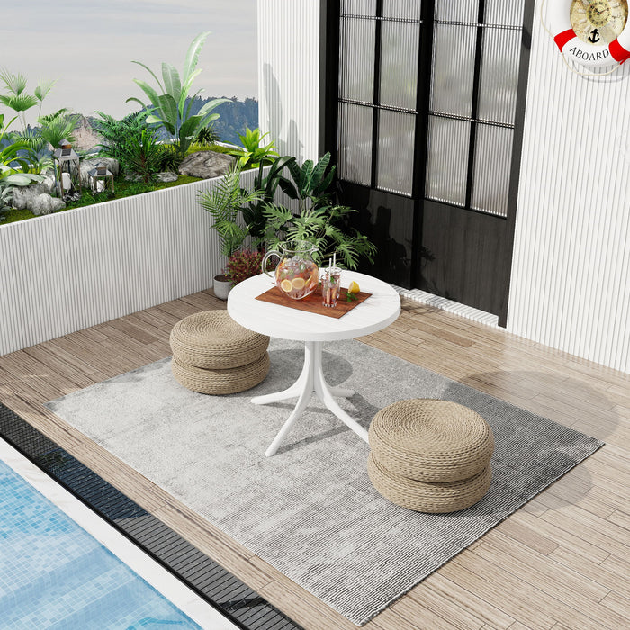 Round Table - White Home Essentials