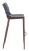 Ace - Bar Chair With Walnut Legs (Set of 2) Zuo Modern