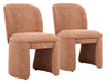 Citrine - Dining Chair (Set of 2) - Biscuit Brown Zuo Modern
