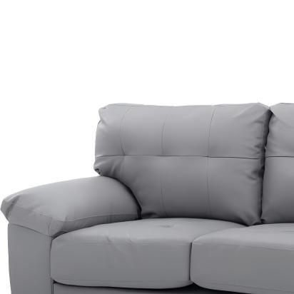 Stylish Loveseat With Padded Arms Glory Furniture