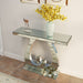 Double C - Base Rectangular Sofa Table For Living Room - Silver Home Essentials